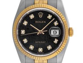 Thumbnail von Rolex Datejust Jubilee Diamanten Ref.116233 Bj.2017 Full Set sehr gut Vintage Datejust Jubilee Diamanten Jubilé Armband