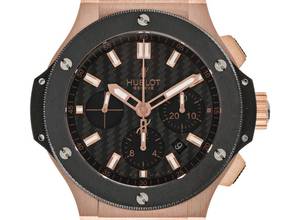 Thumbnail von Hublot Big Bang Ref.301.PM.1780.6R Bj.2012 original Box wie Neu Vintage Big Bang 18kt Roségold Chronograph Kautschuk Faltschließe 177g