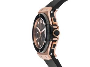 Thumbnail von Hublot Big Bang Ref.301.PM.1780.6R Bj.2012 original Box wie Neu Vintage Big Bang 18kt Roségold Chronograph Kautschuk Faltschließe 177g