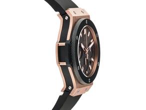 Thumbnail von Hublot Big Bang Ref.301.PM.1780.6R Bj.2012 original Box wie Neu Vintage Big Bang 18kt Roségold Chronograph Kautschuk Faltschließe 177g