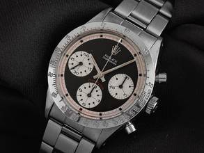 Thumbnail von Rolex Daytona Paul Newman Ref.6239 Bj.1968 Full Set original Vintage Unpoliert Daytona Paul Newman Musketeer Dial