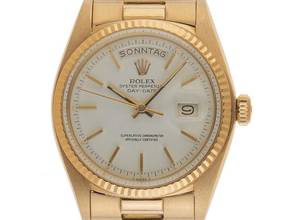 Thumbnail von Rolex Day-Date Ref.1803 1975 Box&Beschreibung Original Vintage Unpoliert Day-Date open 6/9 18kt Gelbgold 122g