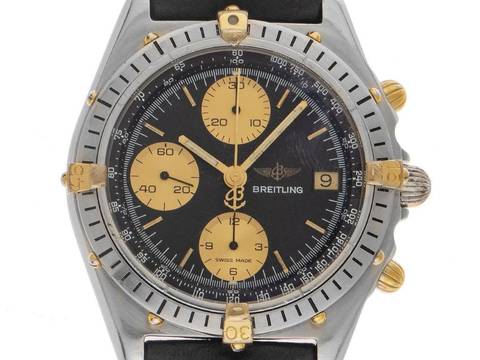  Breitling Chronomat Ref.B13047 1990 original Box sehr gut Vintage Chronomat 