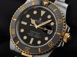 Thumbnail von Rolex Submariner Date Ref.116613LN 2017 Full Set wie Neu Vintage Submariner Date