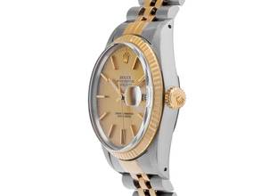 Thumbnail von Rolex Datejust Ref.16013 Bj.1988 Full Set sehr gut Vintage Datejust Stahl 18kt Gelbgold open 6/9