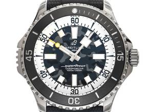 Thumbnail von Breitling Superocean Automatic Super Diver Ref.E10379351B1S1 2026 Full Set Ungetragen Superocean Automatic Super Diver Titan Kautschuk Faltschließe