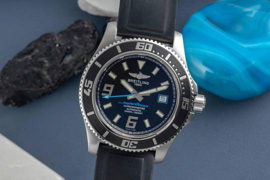  Breitling Superocean 44 Edelstahl Automatik Herrenuhr Ref. A17391 Klassiker 