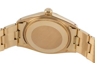 Thumbnail von Rolex Oyster Perpetual Date 34 Silver Dial 18k (0,750) Gold Automatik Herren Ref. 1503 Klassiker