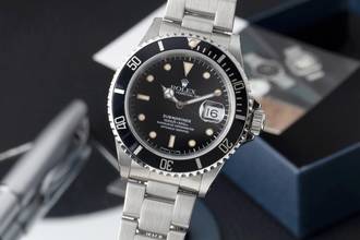 Thumbnail von Rolex Submariner Date Oyster Edelstahl Automatik Herrenuhr Ref. 16610 N-Serie