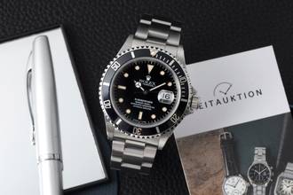 Thumbnail von Rolex Submariner Date Oyster Edelstahl Automatik Herrenuhr Ref. 16610 N-Serie