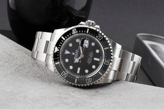 Thumbnail von Rolex Sea-Dweller Single Red Stahl Herrenuhr Oyster Ref. 126600 B&P 2017 LC100