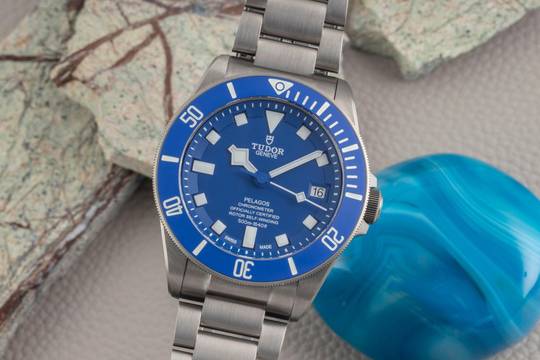  Tudor Pelagos Blue Titan Automatik Herrenuhr Ref. M25600TB-0001 