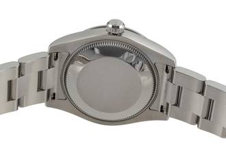 Thumbnail von Rolex Oyster Perpetual 31 Blue Roman Dial Stahl Automatik Damenuhr R. 177200 B&P