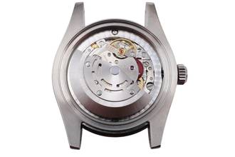 Thumbnail von Rolex Oyster Perpetual 31 Blue Roman Dial Stahl Automatik Damenuhr R. 177200 B&P
