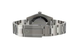 Thumbnail von Rolex Oyster Perpetual 31 Blue Roman Dial Stahl Automatik Damenuhr R. 177200 B&P