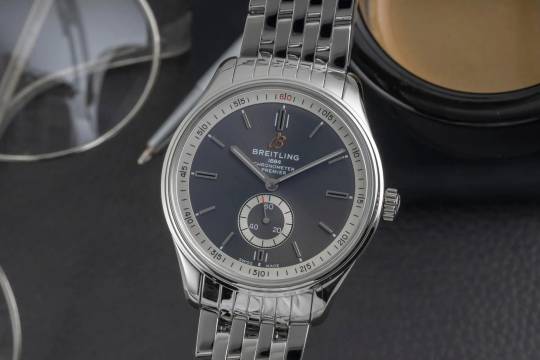  Breitling Superocean Premier Automatik 40 Stahl Herrenuhr Ref. A37340351B1A1 B&P 