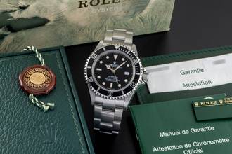 Thumbnail von Rolex Sea-Dweller 4000 4000ft Oyster Edelstahl Automatik Herrenuhr Ref 16600 B&P 2006