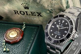 Thumbnail von Rolex Sea-Dweller 4000 4000ft Oyster Edelstahl Automatik Herrenuhr Ref 16600 B&P 2006