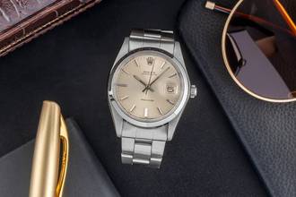 Thumbnail von Rolex Oysterdate Precision Silver Dial Stahl Handaufzug Herrenuhr Ref. 6694