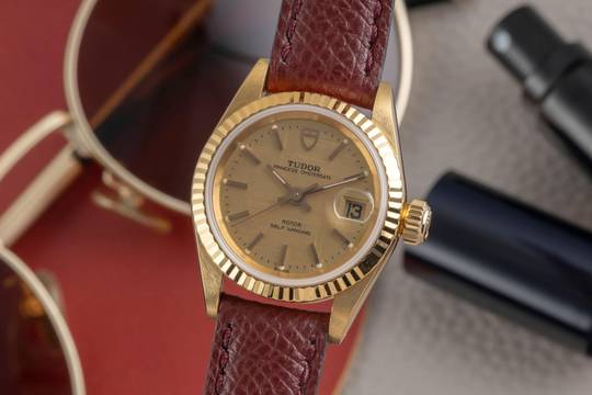  Tudor Prince Oysterdate Princess Oysterdate vergoldet Automatik Ref. 92411N Rolex Case Klassiker 