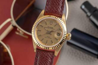  Tudor Prince Oysterdate Princess Oysterdate vergoldet Automatik Ref. 92411N Rolex Case Klassiker 