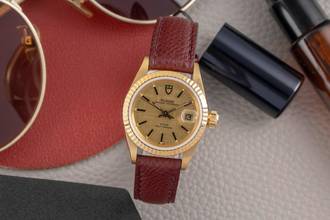 Thumbnail von Tudor Prince Oysterdate Princess Oysterdate vergoldet Automatik Ref. 92411N Rolex Case Klassiker