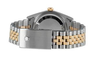 Thumbnail von Rolex Datejust 36 Diamond Dial Stahl Gold Automatik Herrenuhr Ref 16233 B&P 2004