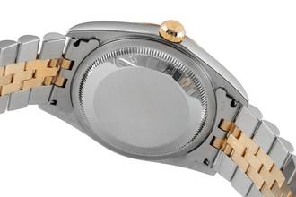 Thumbnail von Rolex Datejust 36 Diamond Dial Stahl Gold Automatik Herrenuhr Ref 16233 B&P 2004