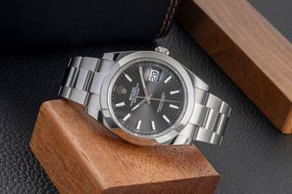 Thumbnail von Rolex Datejust 41 Grey Dial Edelstahl Automatik Herrenuhr Ref. 126300 B&P 2026