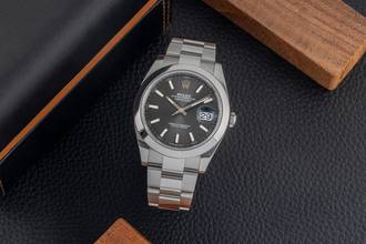 Thumbnail von Rolex Datejust 41 Grey Dial Edelstahl Automatik Herrenuhr Ref. 126300 B&P 2026