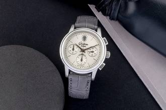 Thumbnail von Glashütte Original Senator Chronograph Stahl Automatik Ref. 39-32-03-03-04 B&P