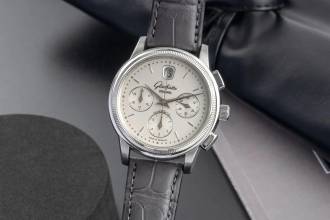 Thumbnail von Glashütte Original Senator Chronograph Stahl Automatik Ref. 39-32-03-03-04 B&P