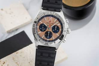 Thumbnail von Breitling Chronomat B01 42 Stahl Automatik Ref. AB0134101K1S1 B&P