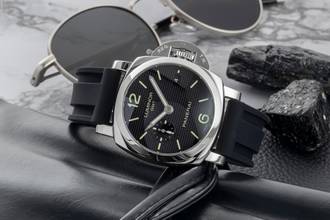 Thumbnail von Panerai Luminor 1950 GMT Automatik Stahl Herrenuhr PAM00535 Box & Papiere 2015