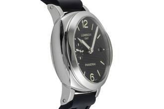 Thumbnail von Panerai Luminor 1950 GMT Automatik Stahl Herrenuhr PAM00535 Box & Papiere 2015