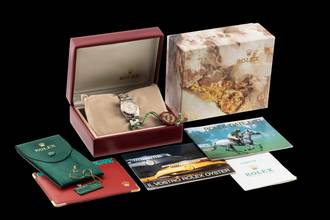 Thumbnail von Rolex Lady-Datejust Roman Dial Stahl / Gold Automatik Damen Ref. 69173 B&P 1989