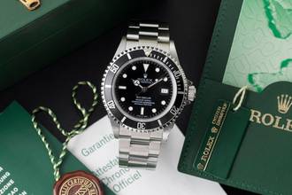 Thumbnail von Rolex Sea-Dweller 4000 Stahl Automatik Herrenuhr Ref. 16600T B&P 2007 Collector´s Set