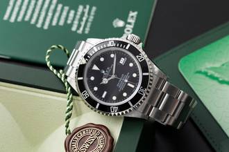 Thumbnail von Rolex Sea-Dweller 4000 Stahl Automatik Herrenuhr Ref. 16600T B&P 2007 Collector´s Set