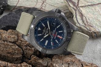 Thumbnail von Breitling Avenger II GMT Black Steel Automatik Ref. M3239010/BF04 B&P 2021