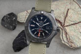 Thumbnail von Breitling Avenger II GMT Black Steel Automatik Ref. M3239010/BF04 B&P 2021