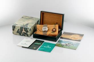 Thumbnail von Rolex Datejust 36 Tuxedo Stahl Gold Automatik Herrenuhr 16233 B&P Collectors Set