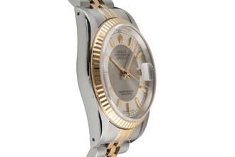 Thumbnail von Rolex Datejust 36 Tuxedo Stahl Gold Automatik Herrenuhr 16233 B&P Collectors Set