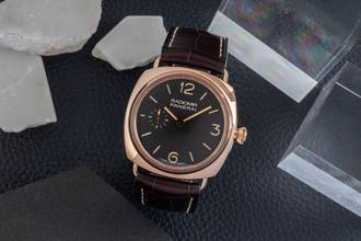 Thumbnail von Panerai Radiomir 18k (0,750) Rotgold Oro Rosa Handaufzug Ref. PAM00439 B&P 2021