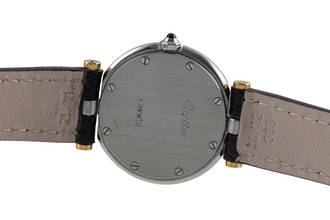 Thumbnail von Cartier Santos Ronde Vendome Lady Stahl / Gold White Dial Damen Ref. 8191