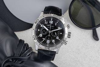 Thumbnail von Breguet Type XX - XXI - XXII Flyback Chronograph Automatik Stahl Herrenuhr Ref. 3810