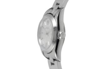 Thumbnail von Rolex Oyster Perpetual Silver Dial Stahl Automatik Damenuhr Ref. 76080 Y-Serie