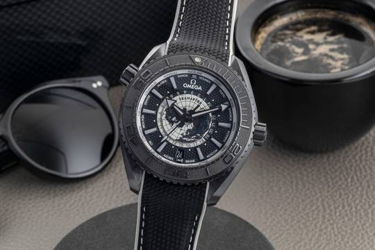  Omega Seamaster Planet Ocean Worldtimer GMT Worldtimer Ref. 215.92.46.22.01.007 B&P 2026 