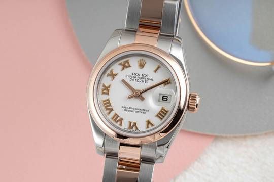  Rolex Lady-Datejust 26 Roman Stahl / Gold Automatik Damenuhr Ref. 179161 D-Serie 