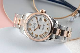 Thumbnail von Rolex Lady-Datejust 26 Roman Stahl / Gold Automatik Damenuhr Ref. 179161 D-Serie