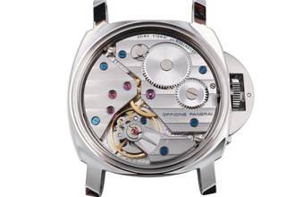 Thumbnail von Panerai Luminor Base Logo 44 Stahl Handaufzug Herrenuhr Ref. PAM00000